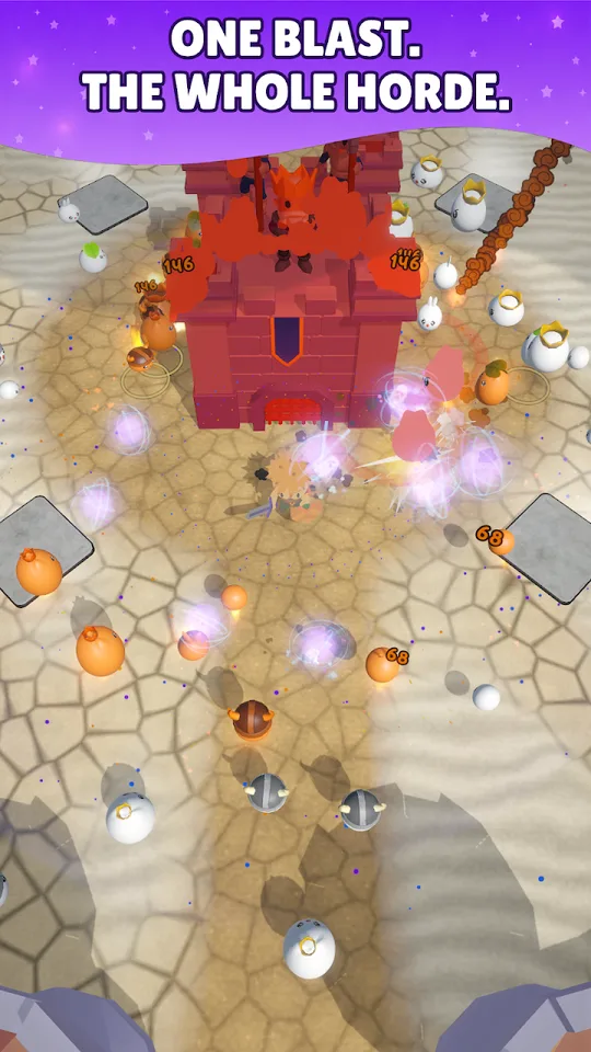 Timmy and the Monsters: one blast through a horde